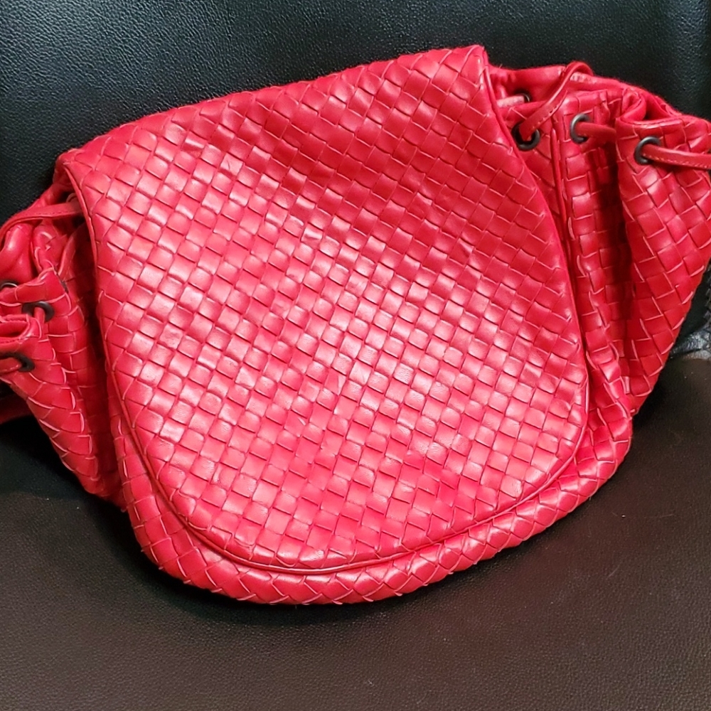 Bottega Veneta red crossbody. Price is firm.